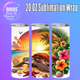 Sea Life 20 OZ Sublimation Transfer