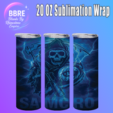 Reaper 20 OZ Sublimation Transfer
