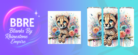 Cheetah 15 OZ Sublimation Print