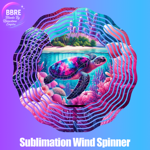 Turtle Sublimation Wind Spinners