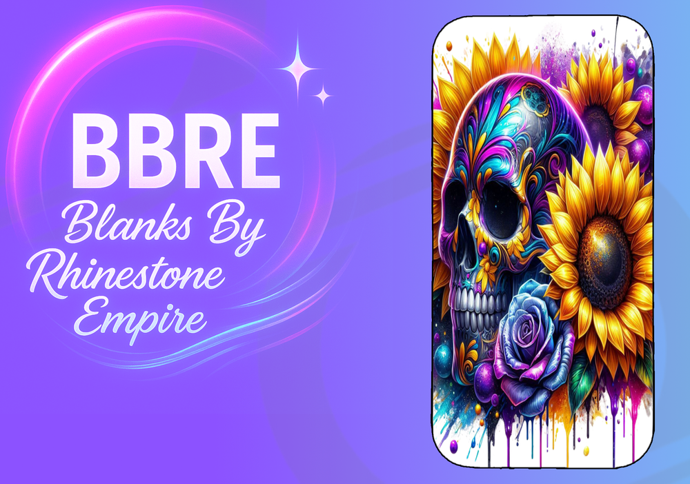Skull Sublimation Phone Wrap