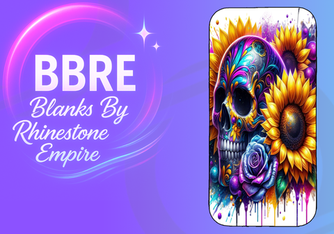 Skull Sublimation Phone Wrap