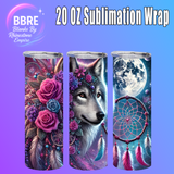 Sea Life 20 OZ Sublimation Transfer