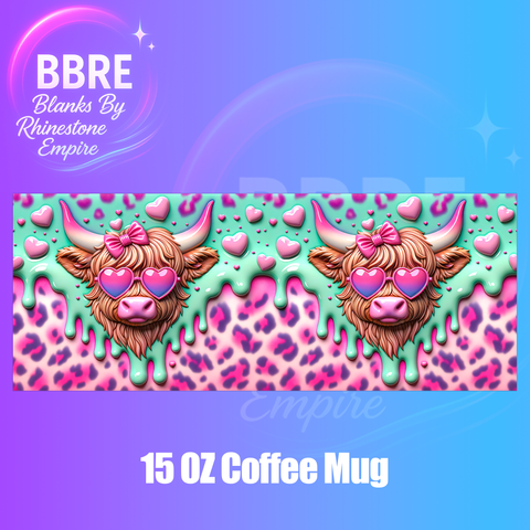 Cow 15 OZ Cup Wrap