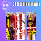 Spooky 20 OZ Sublimation Transfer