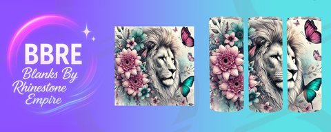 Lion 15 OZ Sublimation Print