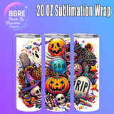 Spooky 20 OZ Sublimation Transfer