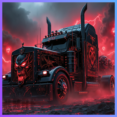 Demonic Truck 20 OZ Wrap