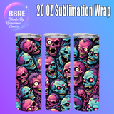 Spooky 20 OZ Sublimation Transfer