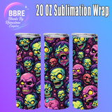 Spooky 20 OZ Sublimation Transfer