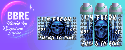 Reaper 24 OZ Sublimation Water Bottle Wrap