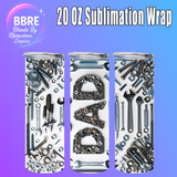 Spooky 20 OZ Sublimation Transfer