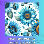 Floral, Blue
