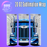 Truck 20 OZ Sublimation Transfer