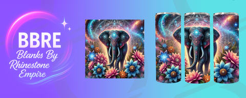 Elephant 15 OZ Sublimation Print