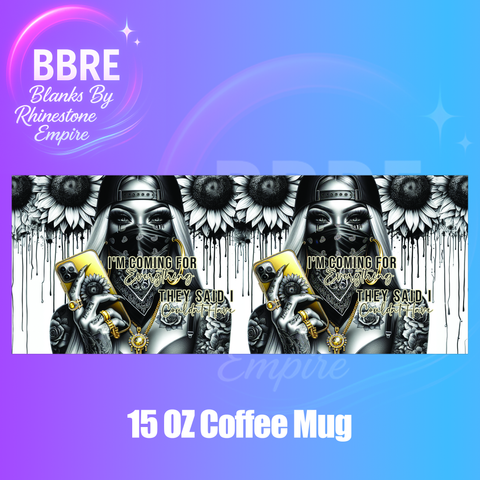 Tattoo Girl 15 OZ Cup Wrap