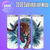 Manadal Leopard 20 OZ Sublimation Transfer