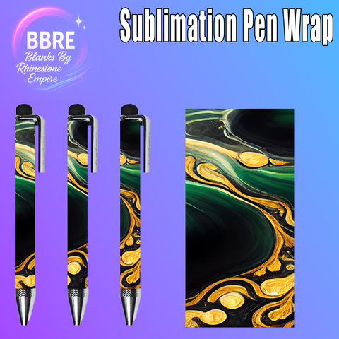 Marble Sublimation Pen Wrap