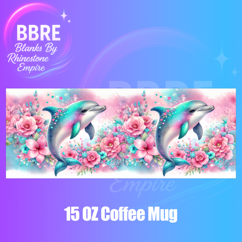 Dolphin 15 OZ Cup Wrap