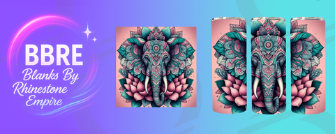 Elephant 15 OZ Sublimation Print