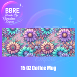 Floral 15 OZ Cup Wrap