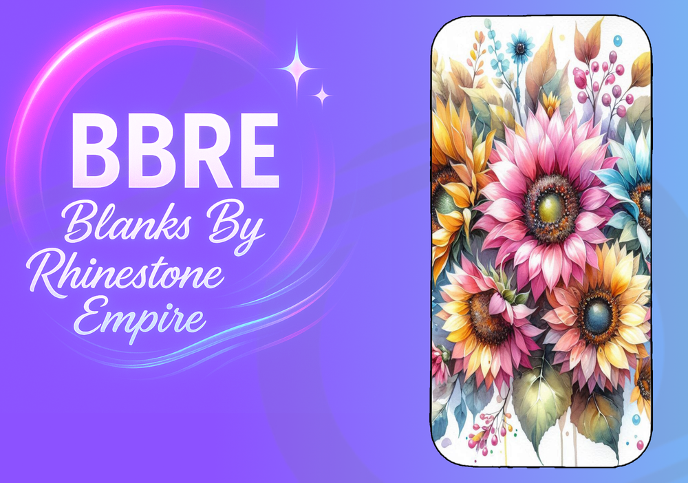 Floral Sublimation Phone Wrap