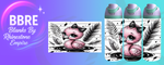 Flamingo 24 OZ Sublimation Water Bottle Wrap