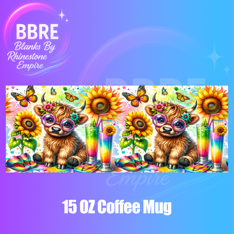 Cow 15 OZ Cup Wrap