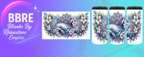 Dolphin Can Cooler Wrap
