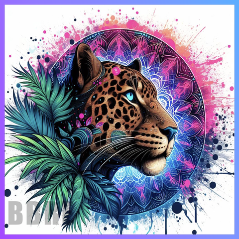 Purple Leopard 20 OZ Wrap