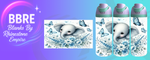 Elephant 24 OZ Sublimation Water Bottle Wrap