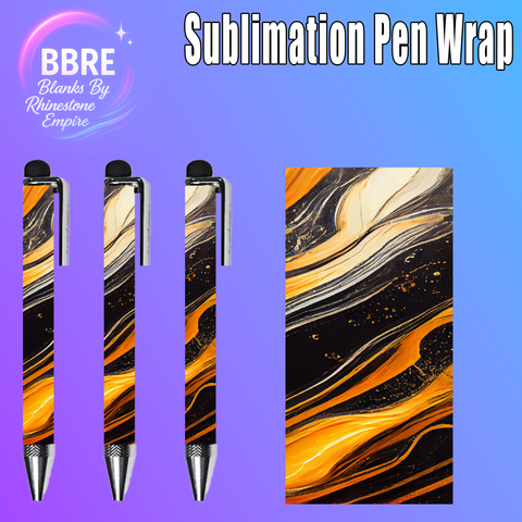 Marble Sublimation Pen Wrap