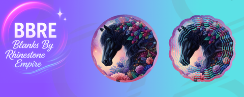 Horse Sublimation Wind Spinners