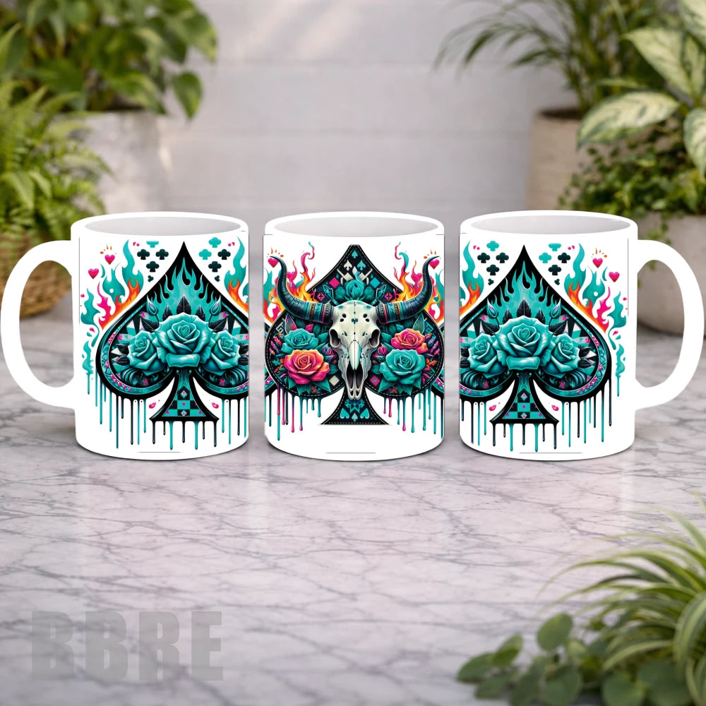 Spade Skull Mockup Product Photo