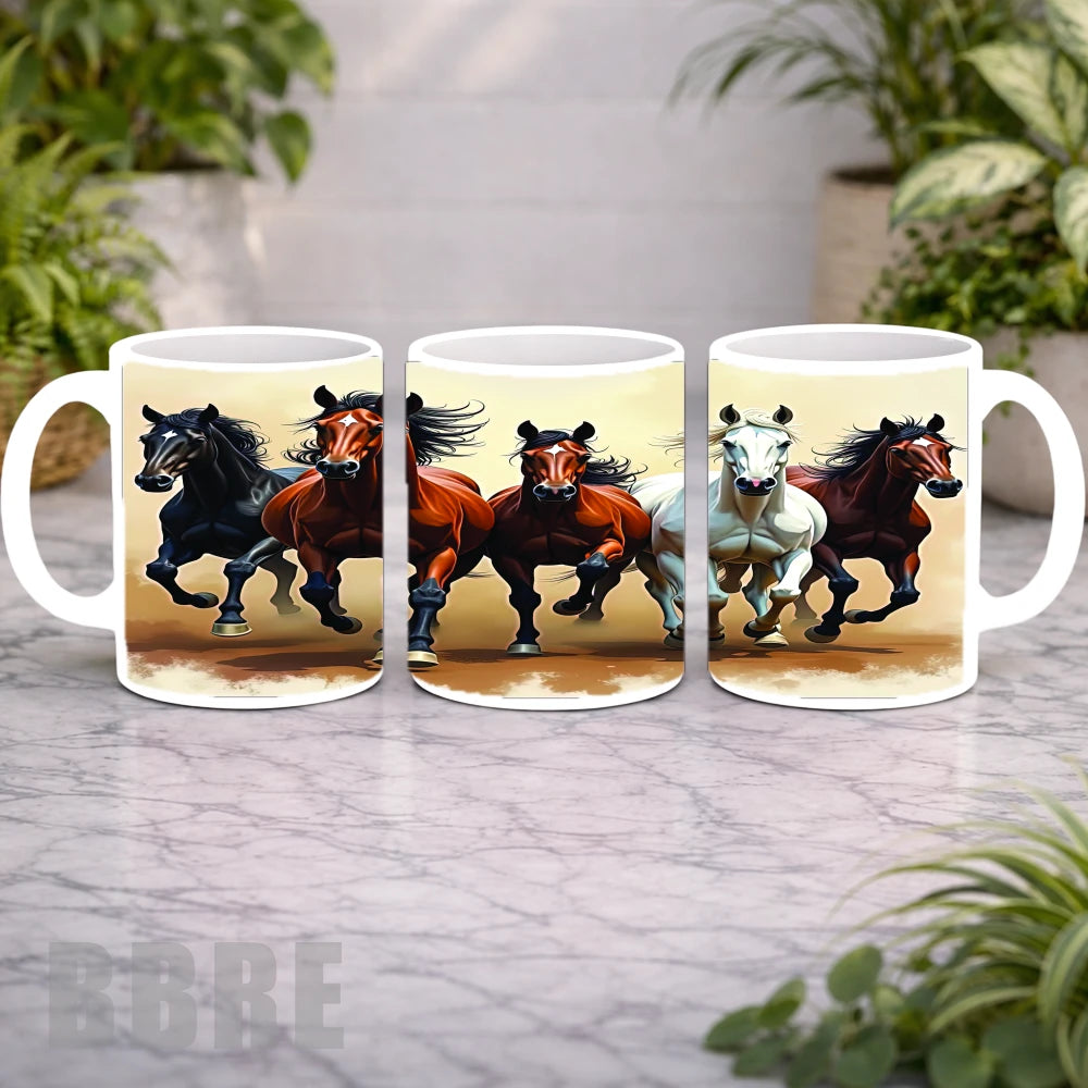 Galloping Horses Mockup Product Photo