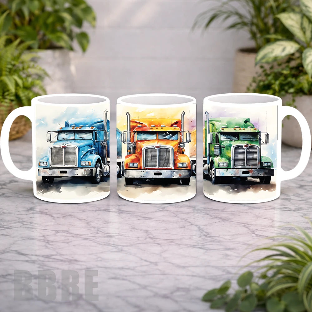 Trucking Trio Mockup Product Photo