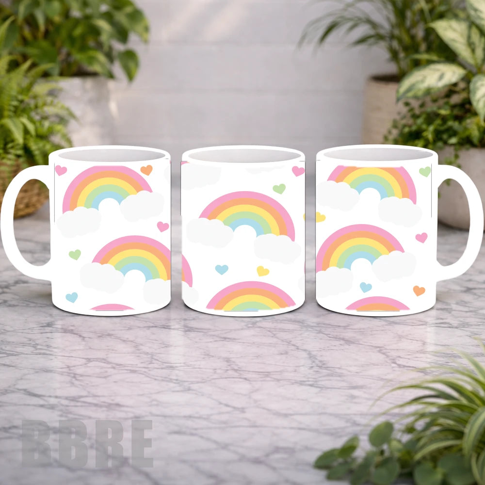 Rainbow Clouds 3 Mockup Product Photo