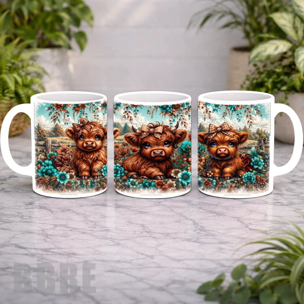 Highland Cattle Mockup Product Photo