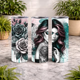 Floral Empowerment 15 OZ Straight Wrap