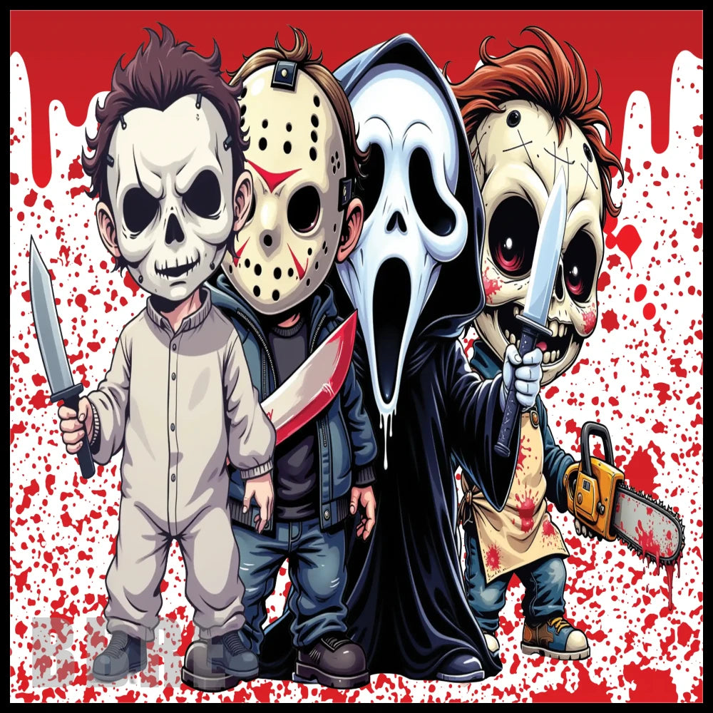 Horror Icons 2 15 OZ Straight Wrap