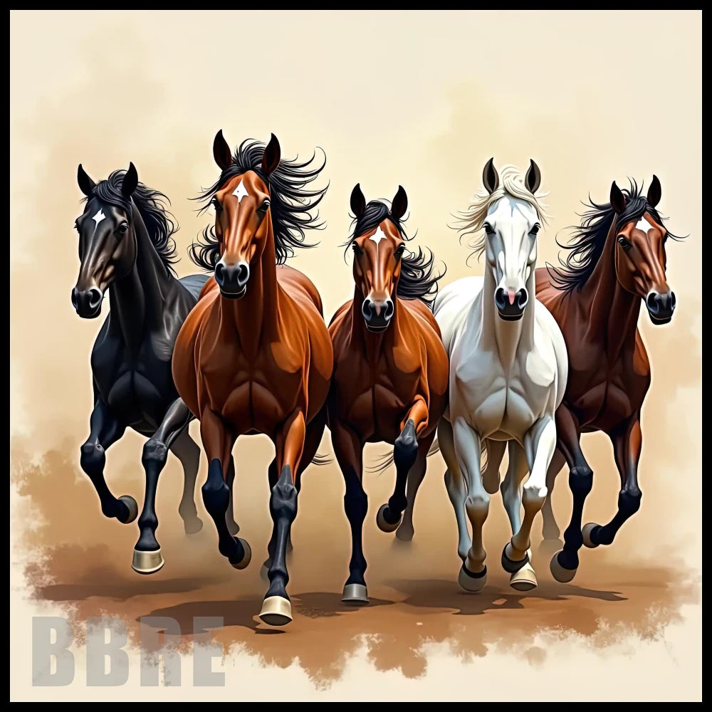 Galloping Horses 15 OZ Straight Wrap