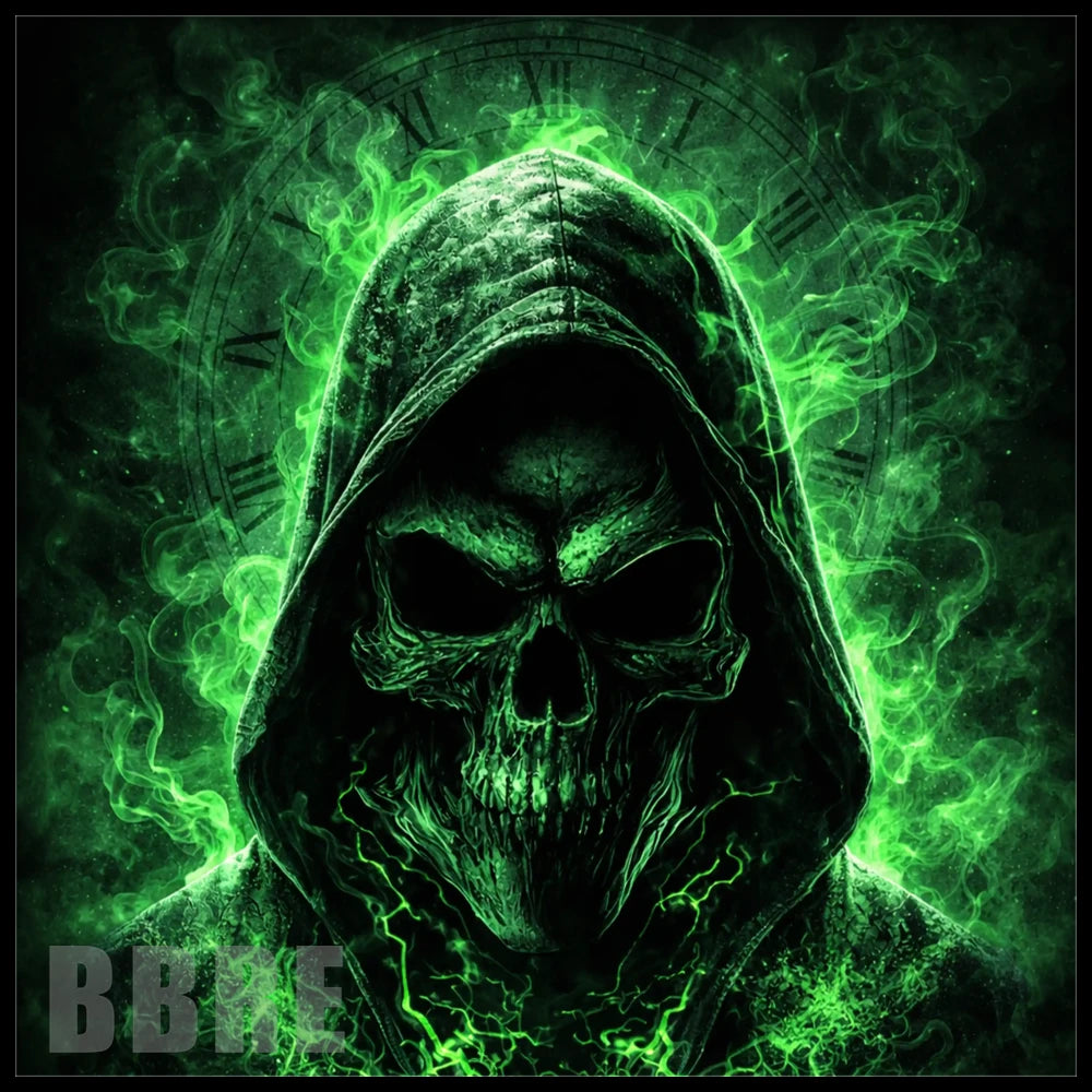 Green Grim Reaper 15 OZ Straight Wrap