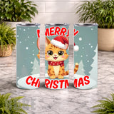 Christmas Cat 15 OZ Straight Wrap
