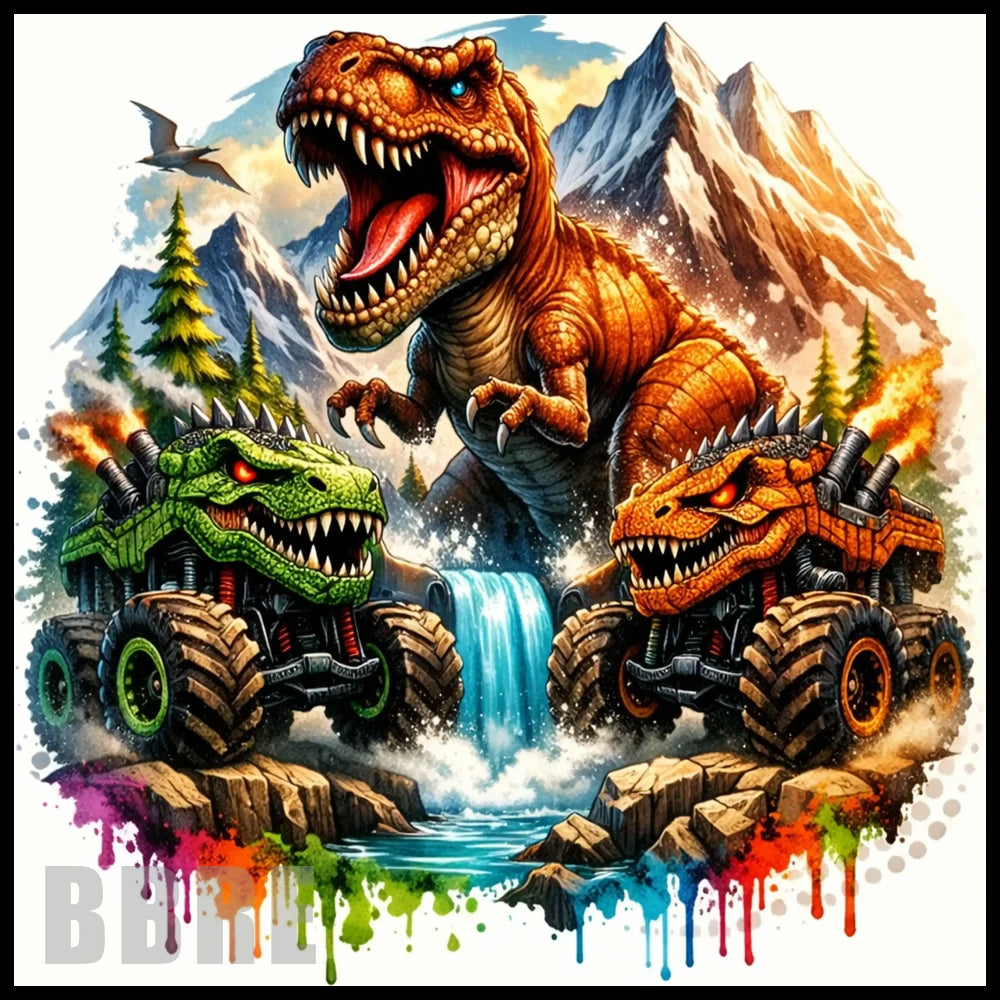 Dino Monster 15 OZ Straight Wrap