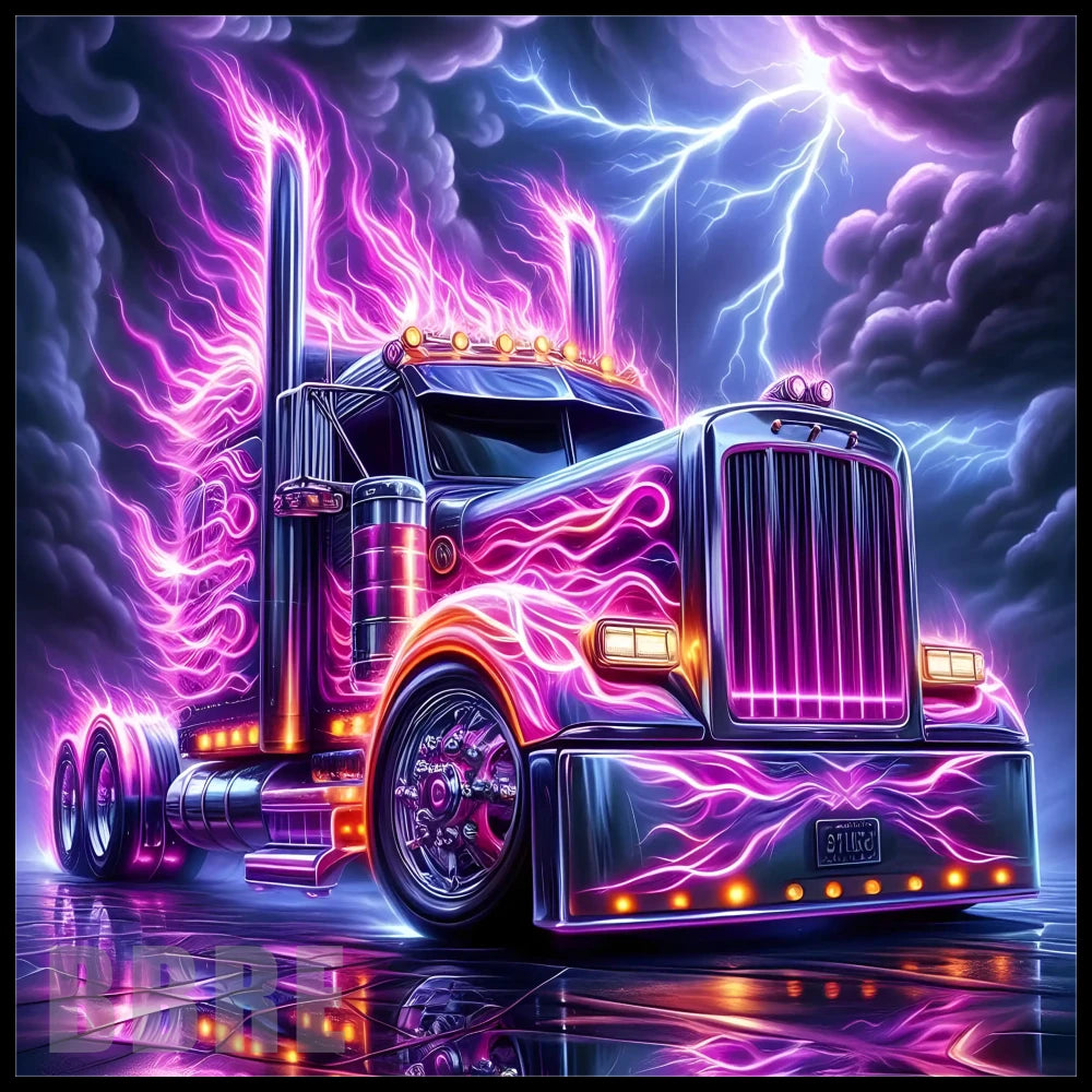 Electric Truck 15 OZ Straight Wrap