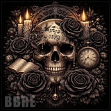 Gothic Skull 6 15 OZ Straight Wrap