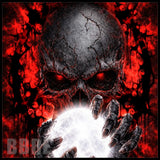 Crimson Skull 15 OZ Straight Wrap