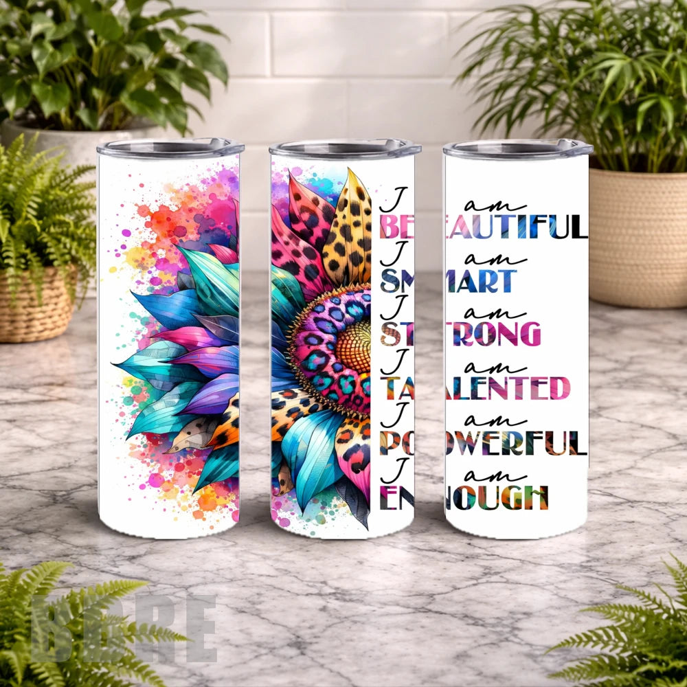 Colorful Affirmations 15 OZ Straight Wrap