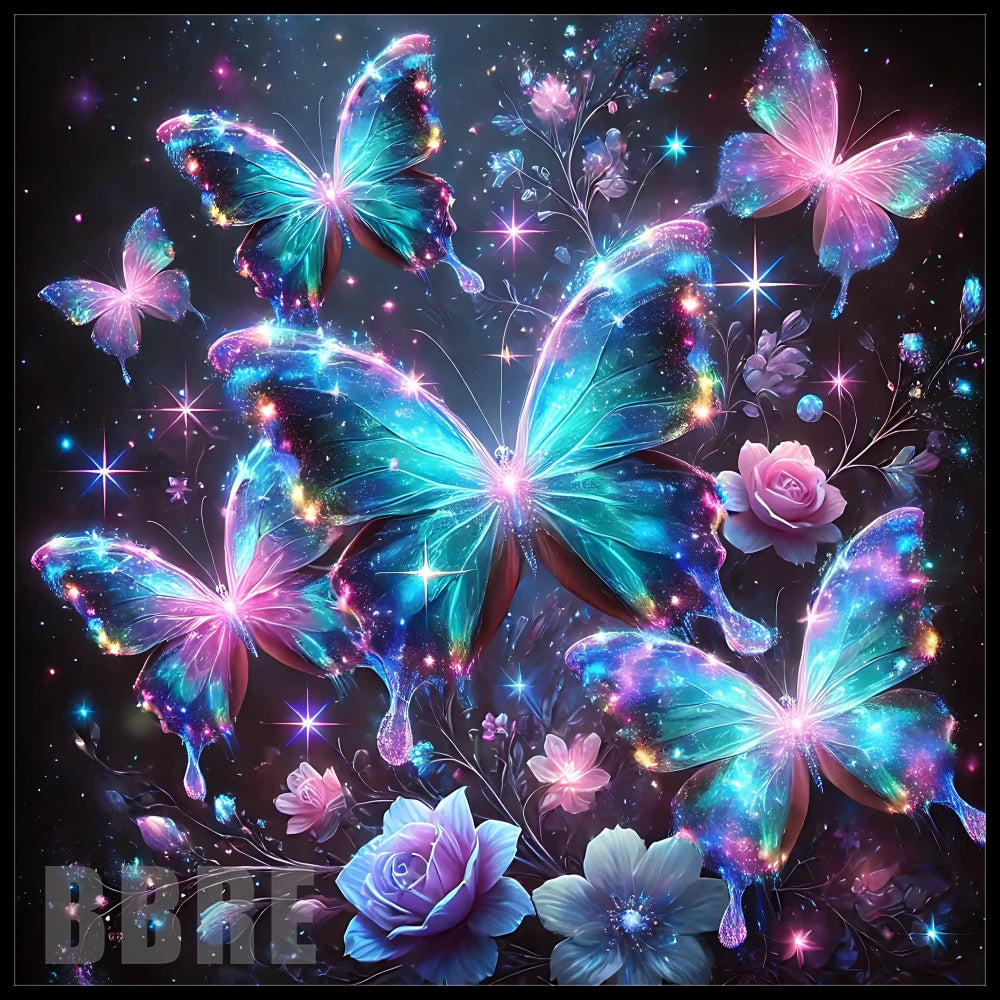 Galactic Butterflies 15 OZ Straight Wrap