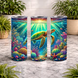 Ocean Turtle 15 OZ Straight Wrap